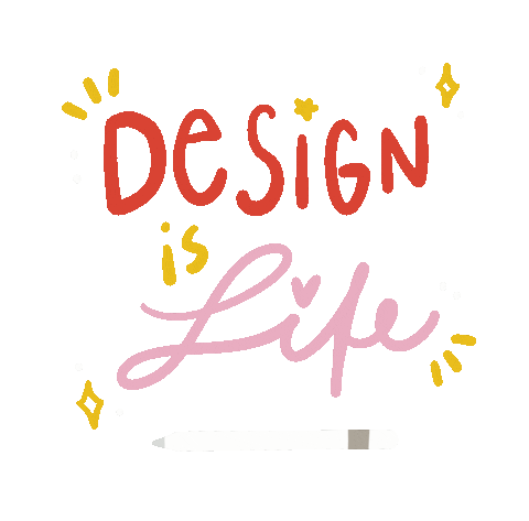 Pink Design Sticker