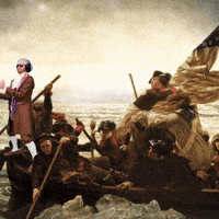 George Washington Boat Dance GIF