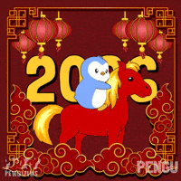 恭喜发财 Chinese New Year GIF by Pudgy Penguins