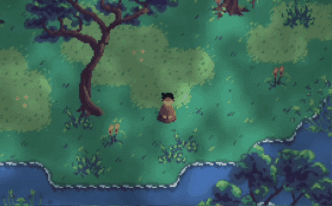StarseedForest giphygifmaker meditation indie games buddism GIF