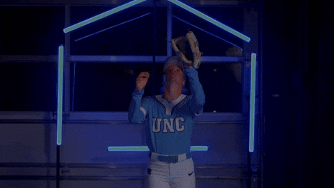Softball Catch GIF by UNC Tar Heels