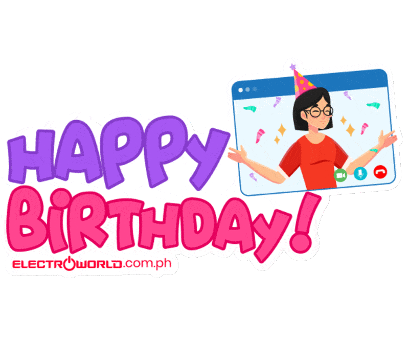 Happy Birthday Celebration Sticker by Electroworld
