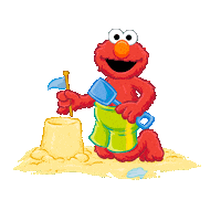 Happy Sand Castle Sticker by Ahlan Simsim