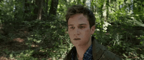 FebreTeen giphygifmaker scared camping 13 reasons why GIF