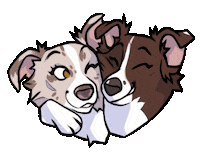 Australian Shepherd Hug Sticker