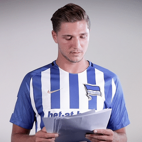 papers GIF by Hertha BSC