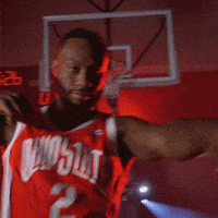 Basketball Point GIF by Ohio State Athletics