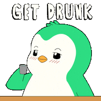 Drunk Black Out Sticker by Abster