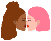 Girl Love Sticker by Bodil Jane