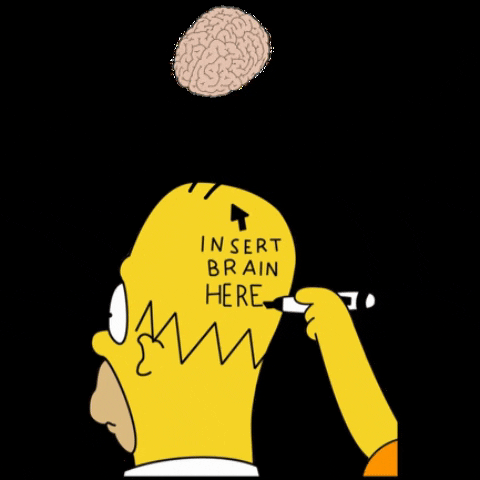 Ophelias homer simpson vintage tired bart simpson GIF