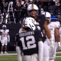 Football Celebrate GIF by Vanderbilt Athletics