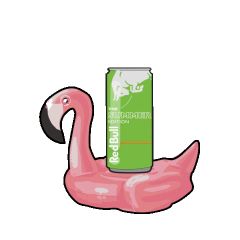 Summer Flamingo Sticker by Red Bull