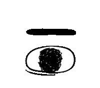 face eye Sticker by Laurie Rowan