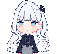 clairelle anime girl what huh Sticker