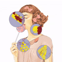 girl lollipop GIF