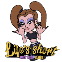 Hip Hop Girl Sticker by Santa Salut