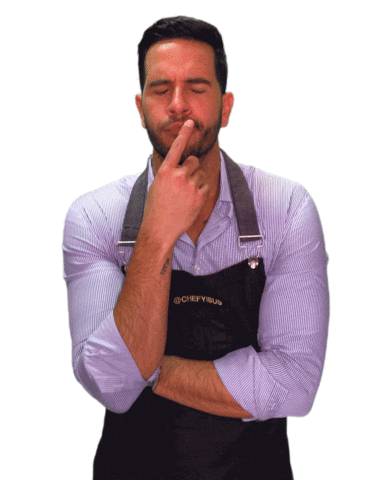 univisionentretenimiento thinking idk chef idea Sticker