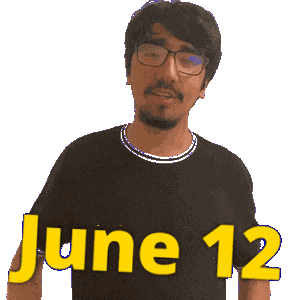 June 12 Sticker