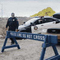Do Not Cross Liam Neeson GIF by The Naked Gun Movie