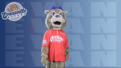 Happy Dance GIF by Evansville Otters