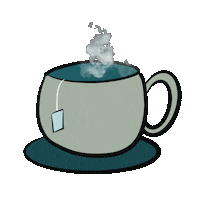 Vabekaestudio coffee relax te vabeka Sticker
