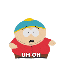 Oh No Cartman Sticker by South Park