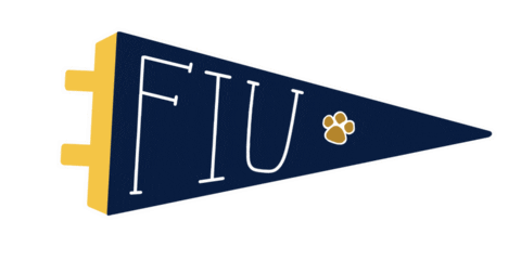 Blue And Gold Sticker by FIU