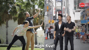High Five Pizza GIF by BuzzFeed