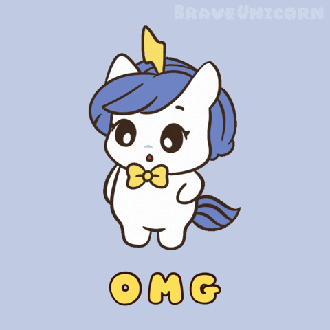 No Way Omg GIF by Brave Unicorn