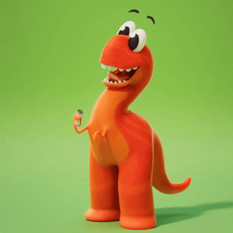 Excited Good Morning GIF by Claynosaurz