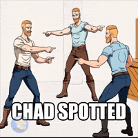 Crypto Pointing GIF by Based Chad