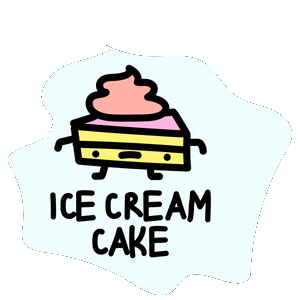 Ice Cream Cake Sticker by WeNeed