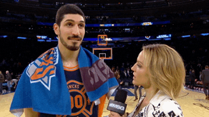 enes kanter interview GIF by NBA