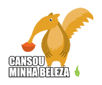 alinechica beleza natureza tamandua restaura Sticker