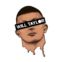 will taylor Sticker by ABODE Records