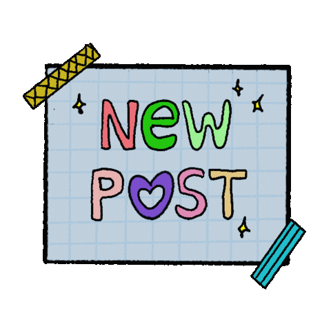 Post Cut Sticker