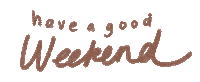 The Weekend Sticker by Catharina Stewart
