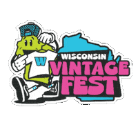 WisconsinVintageFest type something wvf wisconsin vintage fest Sticker