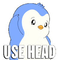 Think Big Brain Sticker by Pudgy Penguins