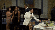 the odd couple jump GIF by CBS