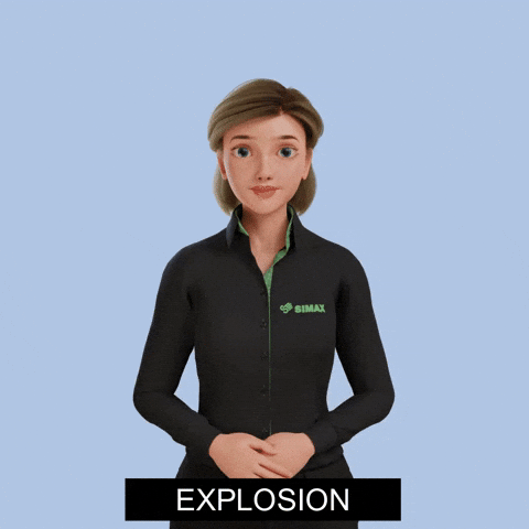 Explosion Avatar GIF by Sign Time - SiMAX