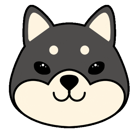Shiba 柴犬 Sticker by OHAYOTEA