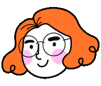 Pink Face Sticker