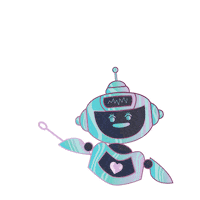 GinDigital ok robot si gin Sticker