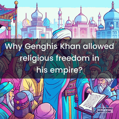Genghis Khan Religious Freedom GIF by ExplainingWhy.com