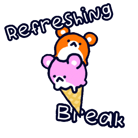 Refreshing Ice Cream Sticker