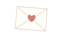 cremefleurs love heart aesthetic doodle Sticker