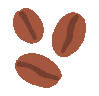cremefleurs coffee aesthetic doodle minimal Sticker