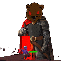 Crypto Bear Sticker by BigBrains