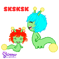 Ha Ha Lol Sticker by ShimmertheGlowworm